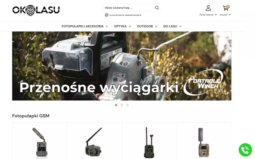 Zrzut ekranu strony