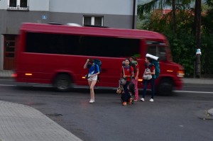 Pierwsi pielgrzymi w Klasztorze oo. Franciszkanów i LO (10)