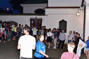Pierwsi pielgrzymi w Klasztorze oo. Franciszkanów i LO (18)