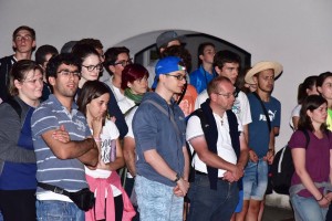 Pierwsi pielgrzymi w Klasztorze oo. Franciszkanów i LO (26)