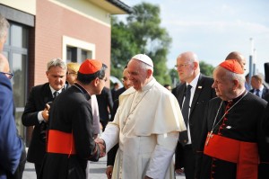 Poświęcenie Domu Miłosierdzia przez Papieża Franciszka 10