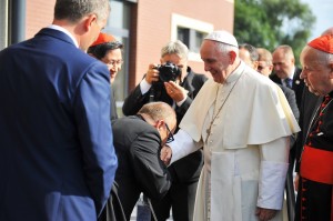 Poświęcenie Domu Miłosierdzia przez Papieża Franciszka 12