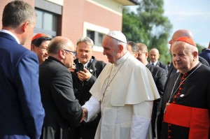 Poświęcenie Domu Miłosierdzia przez Papieża Franciszka 13