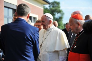 Poświęcenie Domu Miłosierdzia przez Papieża Franciszka 19