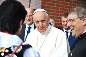 Poświęcenie Domu Miłosierdzia przez Papieża Franciszka 2