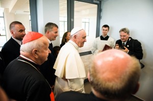 Poświęcenie Domu Miłosierdzia przez Papieża Franciszka 22