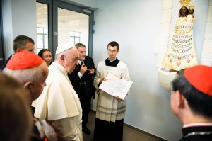 Poświęcenie Domu Miłosierdzia przez Papieża Franciszka 26