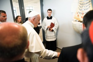 Poświęcenie Domu Miłosierdzia przez Papieża Franciszka 29