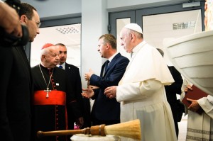 Poświęcenie Domu Miłosierdzia przez Papieża Franciszka 41