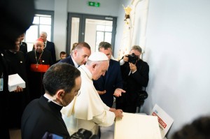 Poświęcenie Domu Miłosierdzia przez Papieża Franciszka 50