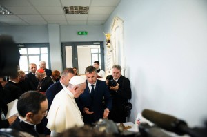 Poświęcenie Domu Miłosierdzia przez Papieża Franciszka 51