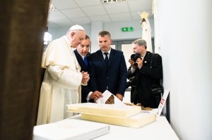 Poświęcenie Domu Miłosierdzia przez Papieża Franciszka 53