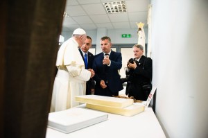 Poświęcenie Domu Miłosierdzia przez Papieża Franciszka 54