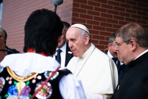 Poświęcenie Domu Miłosierdzia przez Papieża Franciszka 77