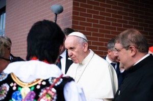 Poświęcenie Domu Miłosierdzia przez Papieża Franciszka 78