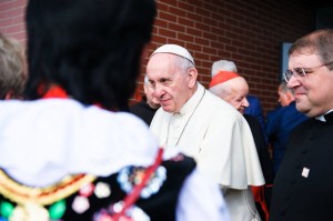 Poświęcenie Domu Miłosierdzia przez Papieża Franciszka 79