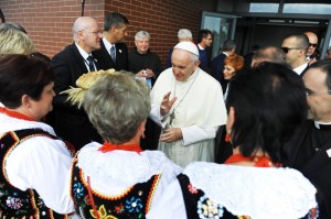 Poświęcenie Domu Miłosierdzia przez Papieża Franciszka 80