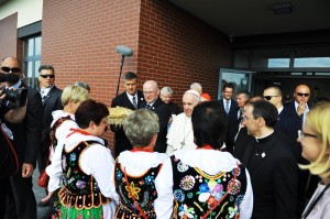 Poświęcenie Domu Miłosierdzia przez Papieża Franciszka 81